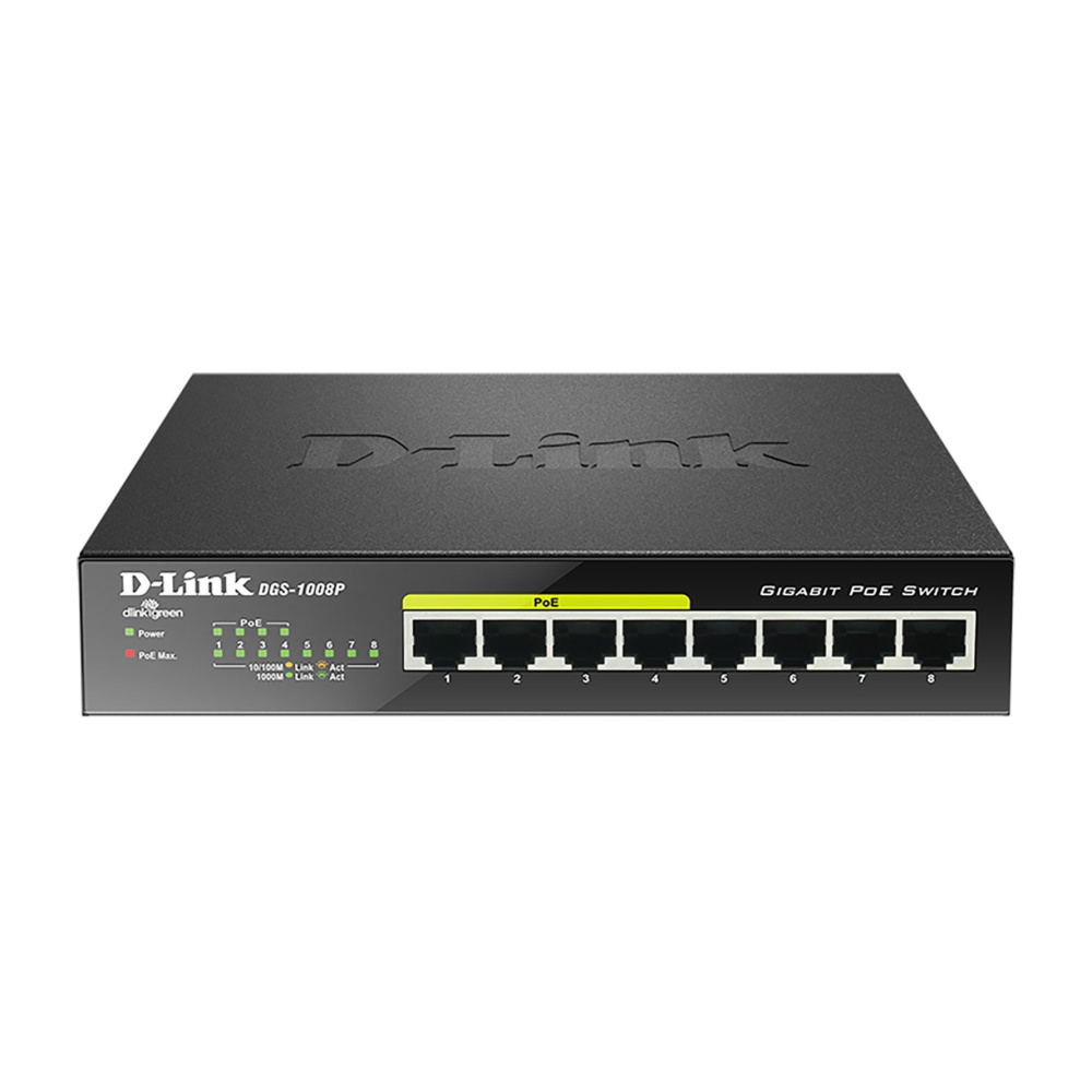 DLINK SWITCH GIGABIT 8 PORTS