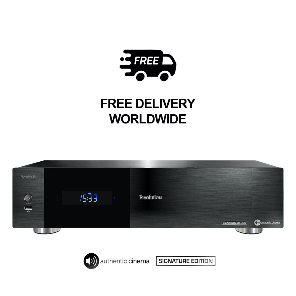 R_VOLUTION PLAYER PRO 8K AUTHENTIC CINEMA SIGNATURE EDITION