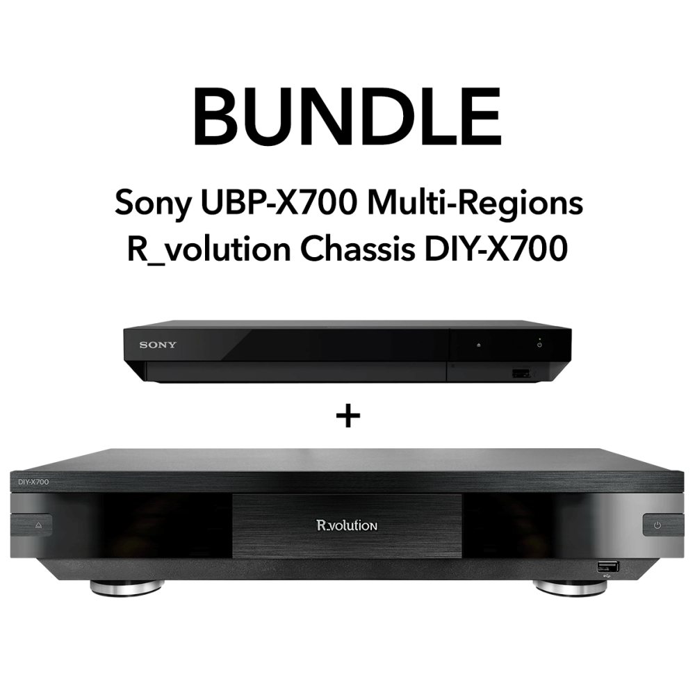 R_VOLUTION DIY-700 CHASSIS + SONY UHD BLU-RAY PLAYER UBP-X700K