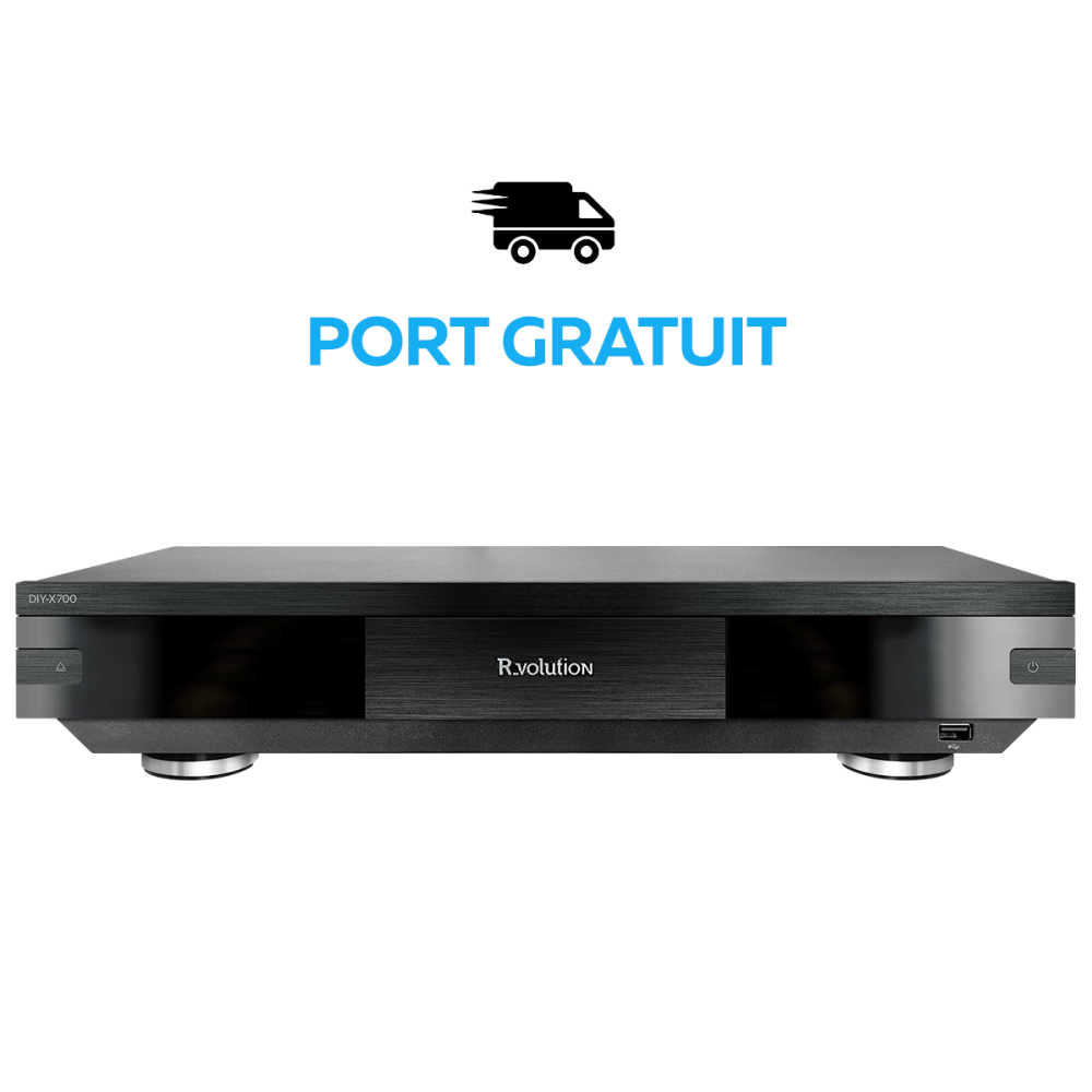 R_VOLUTION DIY-700 CHASSIS + SONY UHD BLU-RAY PLAYER UBP-X700K
