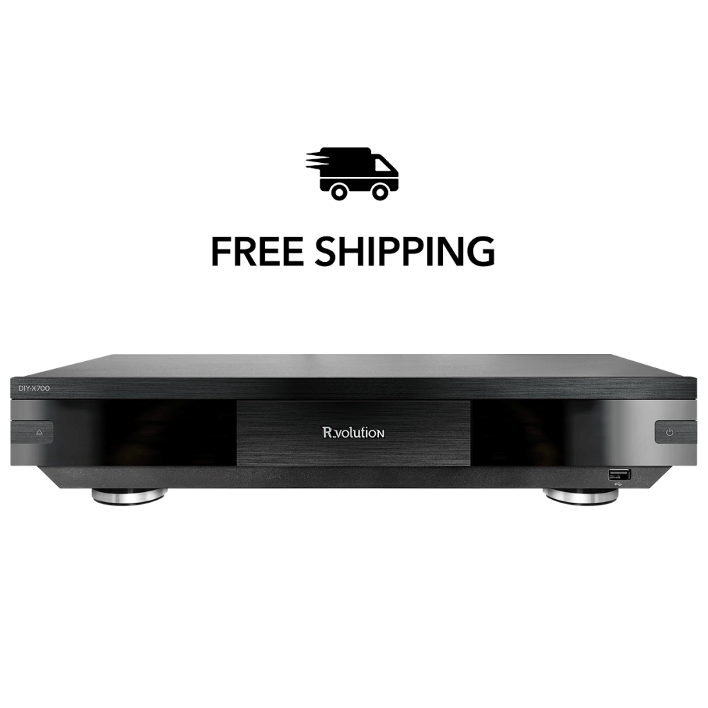 R_VOLUTION DIY-700 CHASSIS + SONY UHD BLU-RAY PLAYER UBP-X700K MULTI-REGION