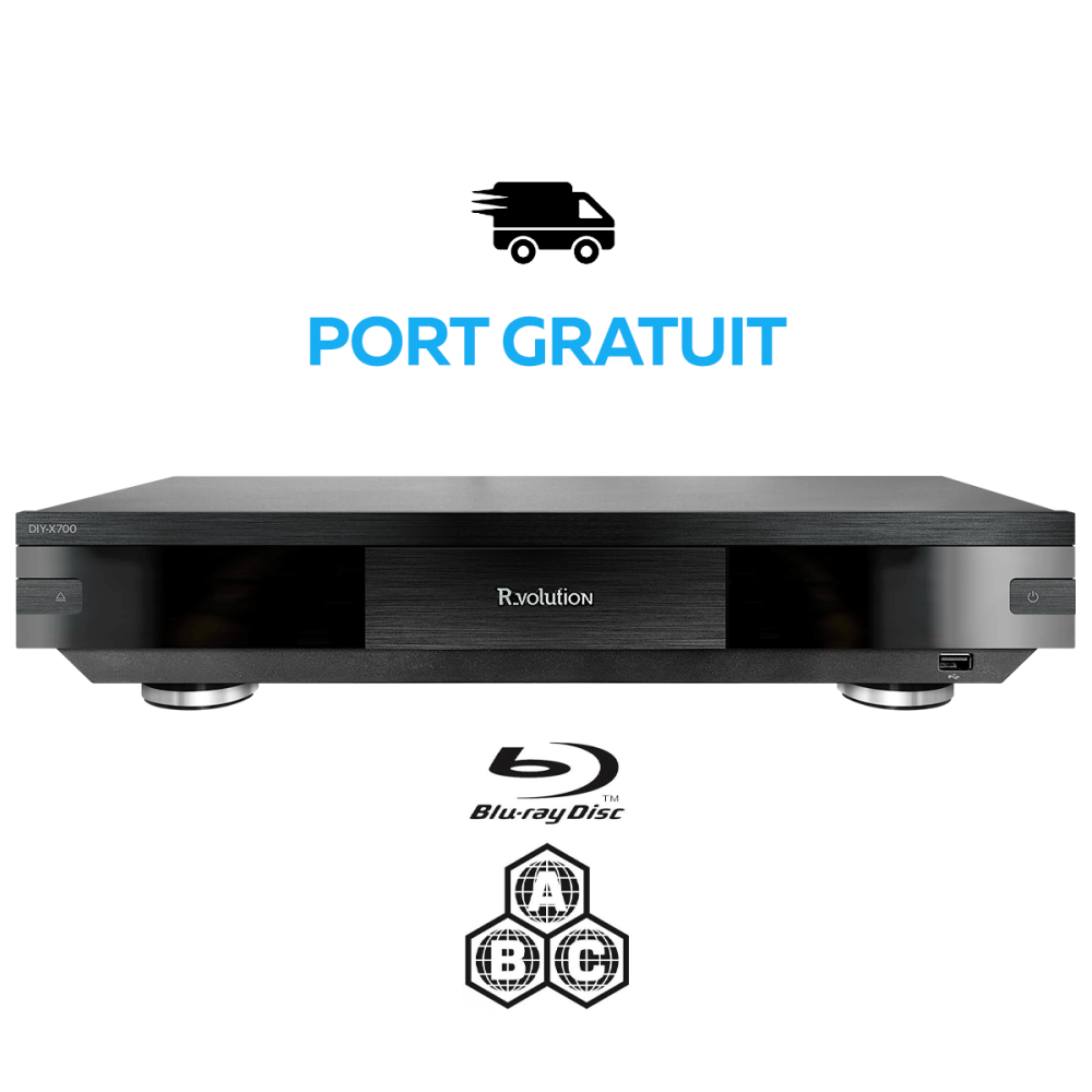 R_VOLUTION DIY-700 CHASSIS + SONY UHD BLU-RAY PLAYER UBP-X700K MULTI-REGION