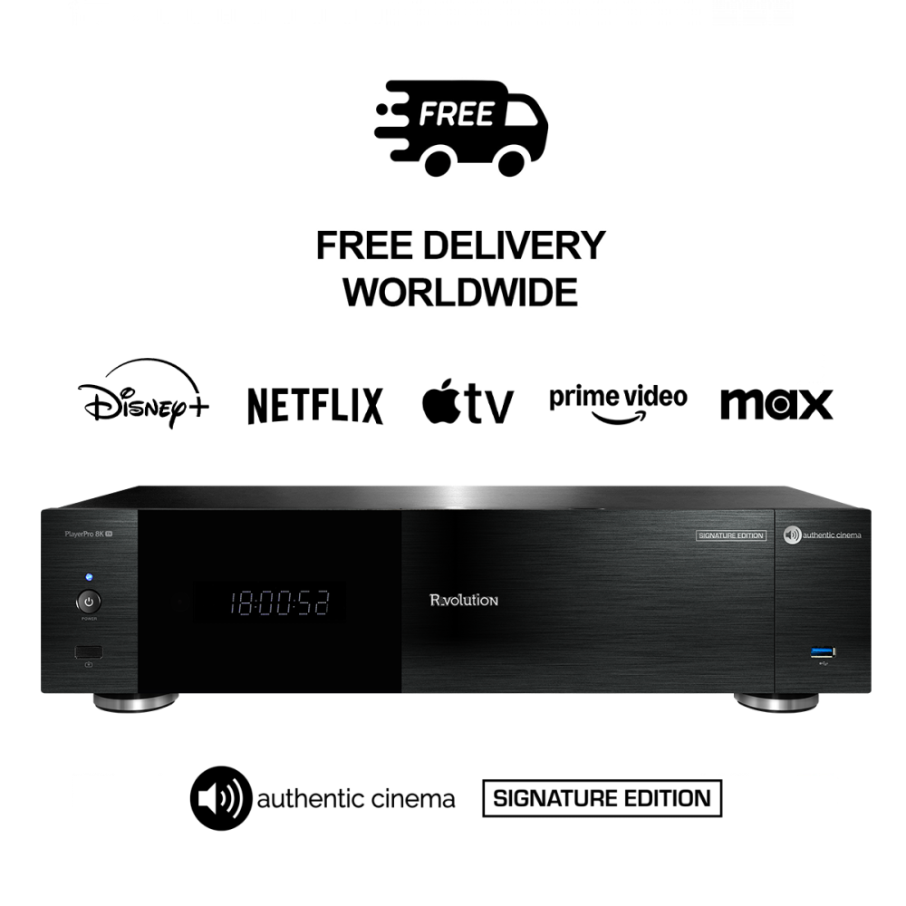 R_VOLUTION PLAYER PRO 8K TV