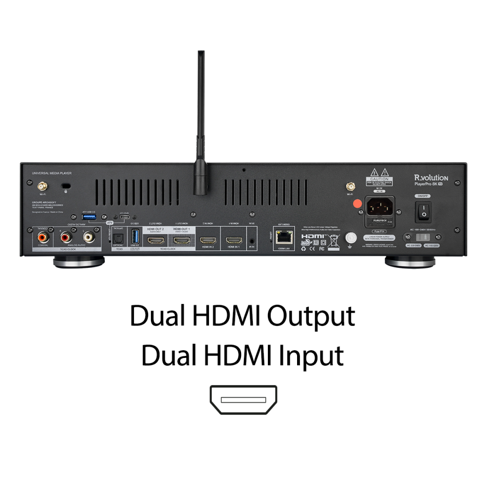 AUTHENTIC CINEMA SIGNATURE EDITION MODIFICATION FOR R_VOLUTION PLAYER PRO 8K